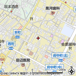 西日本電信電話府中本町電話交換所周辺の地図