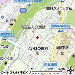 三重県松阪市内五曲町65周辺の地図