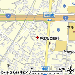 岡山県倉敷市中島2681周辺の地図