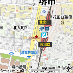 三菱ＵＦＪ銀行堺支店 ＡＴＭ周辺の地図