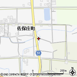 奈良県天理市佐保庄町533周辺の地図