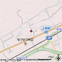 広島県福山市神辺町上御領1383-1周辺の地図