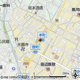 平地呉服店周辺の地図