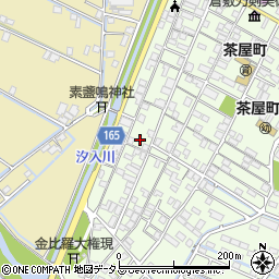 岡山県倉敷市茶屋町118-5周辺の地図