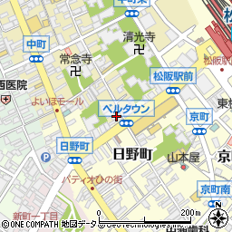 三重県松阪市中町1995周辺の地図