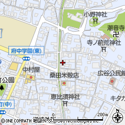 広島県府中市元町255周辺の地図