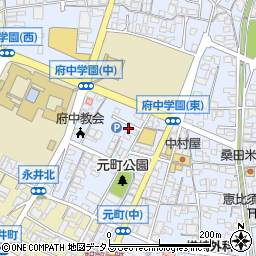 広島県府中市元町536周辺の地図