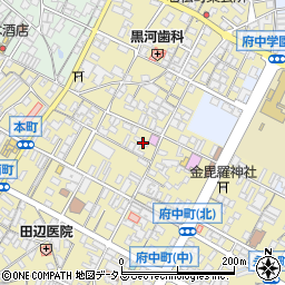 広島県府中市府中町周辺の地図