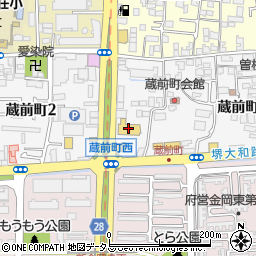 大阪ダイハツ販売新金岡店周辺の地図