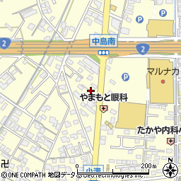 岡山県倉敷市中島2195周辺の地図