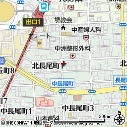 居酒屋 ajito 長尾周辺の地図