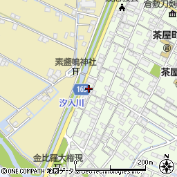岡山県倉敷市茶屋町39周辺の地図