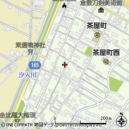 岡山県倉敷市茶屋町155周辺の地図