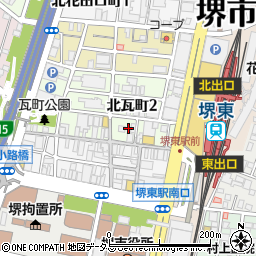 お酒の美術館　堺東店 周辺の地図