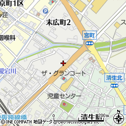 三重県松阪市末広町1丁目223周辺の地図