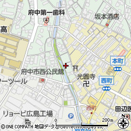 広島県府中市出口町1088周辺の地図