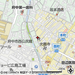広島県府中市府中町770周辺の地図