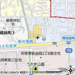 コーナン金岡蔵前店周辺の地図