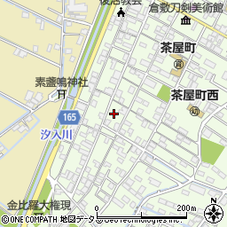岡山県倉敷市茶屋町154周辺の地図
