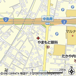 岡山県倉敷市中島2684周辺の地図