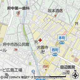 広島県府中市府中町768周辺の地図