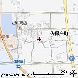 奈良県天理市佐保庄町219周辺の地図