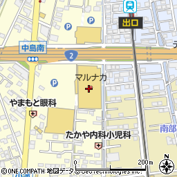 岡山県倉敷市中島2780周辺の地図