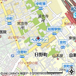 三重県松阪市中町2008周辺の地図