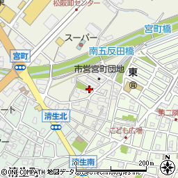 宮町集会所周辺の地図