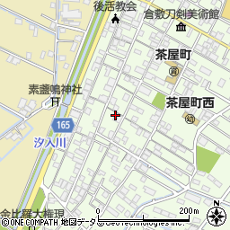 岡山県倉敷市茶屋町156周辺の地図