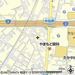 岡山県倉敷市中島2683周辺の地図