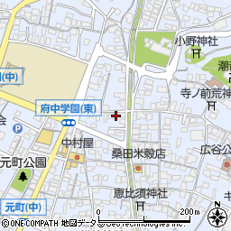 広島県府中市元町373周辺の地図
