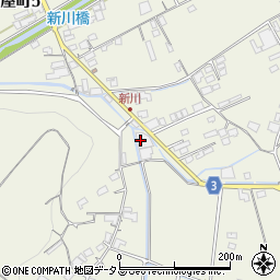 新川織物有限会社周辺の地図