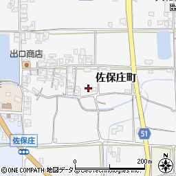 奈良県天理市佐保庄町248-5周辺の地図