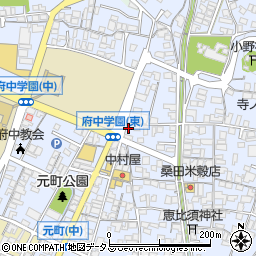 広島県府中市元町375周辺の地図