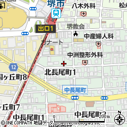 セレパーク堺市駅前駐車場周辺の地図