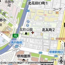 三和タイムパーキング周辺の地図