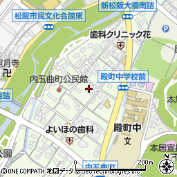 三重県松阪市内五曲町47周辺の地図