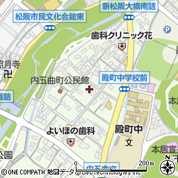 シャンピア松阪周辺の地図