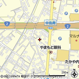 岡山県倉敷市中島2685周辺の地図