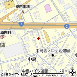 岡山県倉敷市中島1515周辺の地図