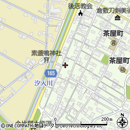 岡山県倉敷市茶屋町115周辺の地図