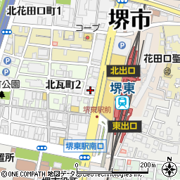 レディースアートネイチャー堺サロン周辺の地図
