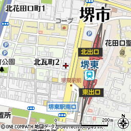 堺公証人合同役場周辺の地図