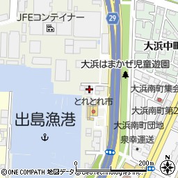 大阪府堺市堺区大浜西町23周辺の地図
