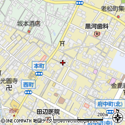 広島県府中市府中町593周辺の地図