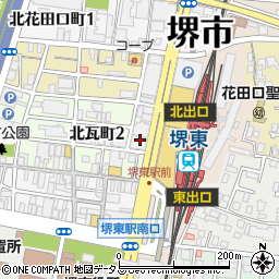 堺東WIZ矯正歯科周辺の地図