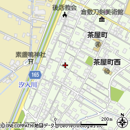 岡山県倉敷市茶屋町157-17周辺の地図