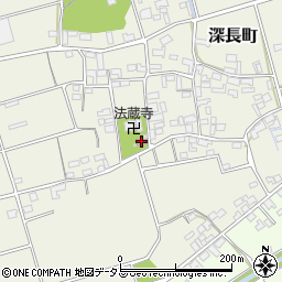 深長町集会所周辺の地図