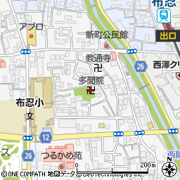 泉屋株式会社　多聞院霊園周辺の地図